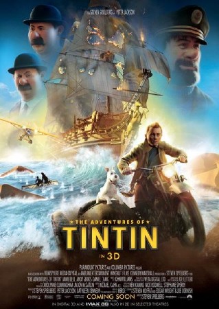 Приключeния Тинтина: Тайна Единорoга / The Adventures of Tintin (2011/DVDRip/700Mb) 